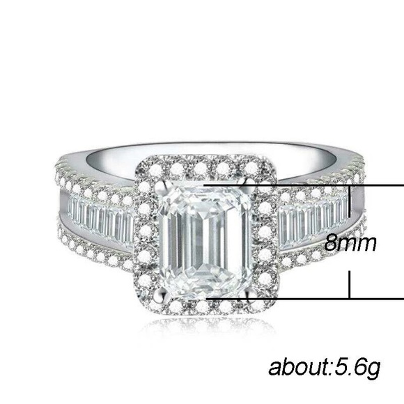 Stylish Thick Sparkling Diamond Ring - Picture 5 of 5